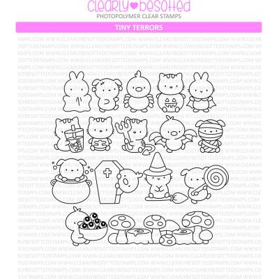 Clearly Besotted Stempel - Tiny Terrors